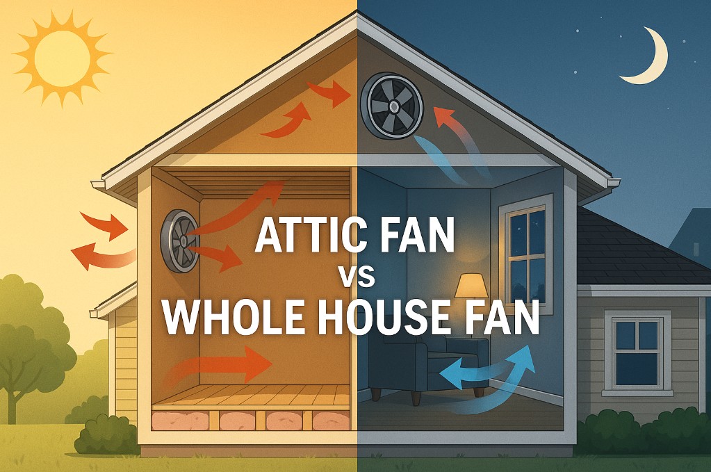 Attic Fan vs Whole House Fan: Which One Saves You More on AC Costs?