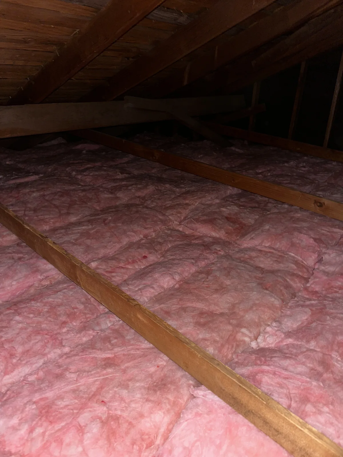 Fiberglass batt insulation installed in Granada Hills