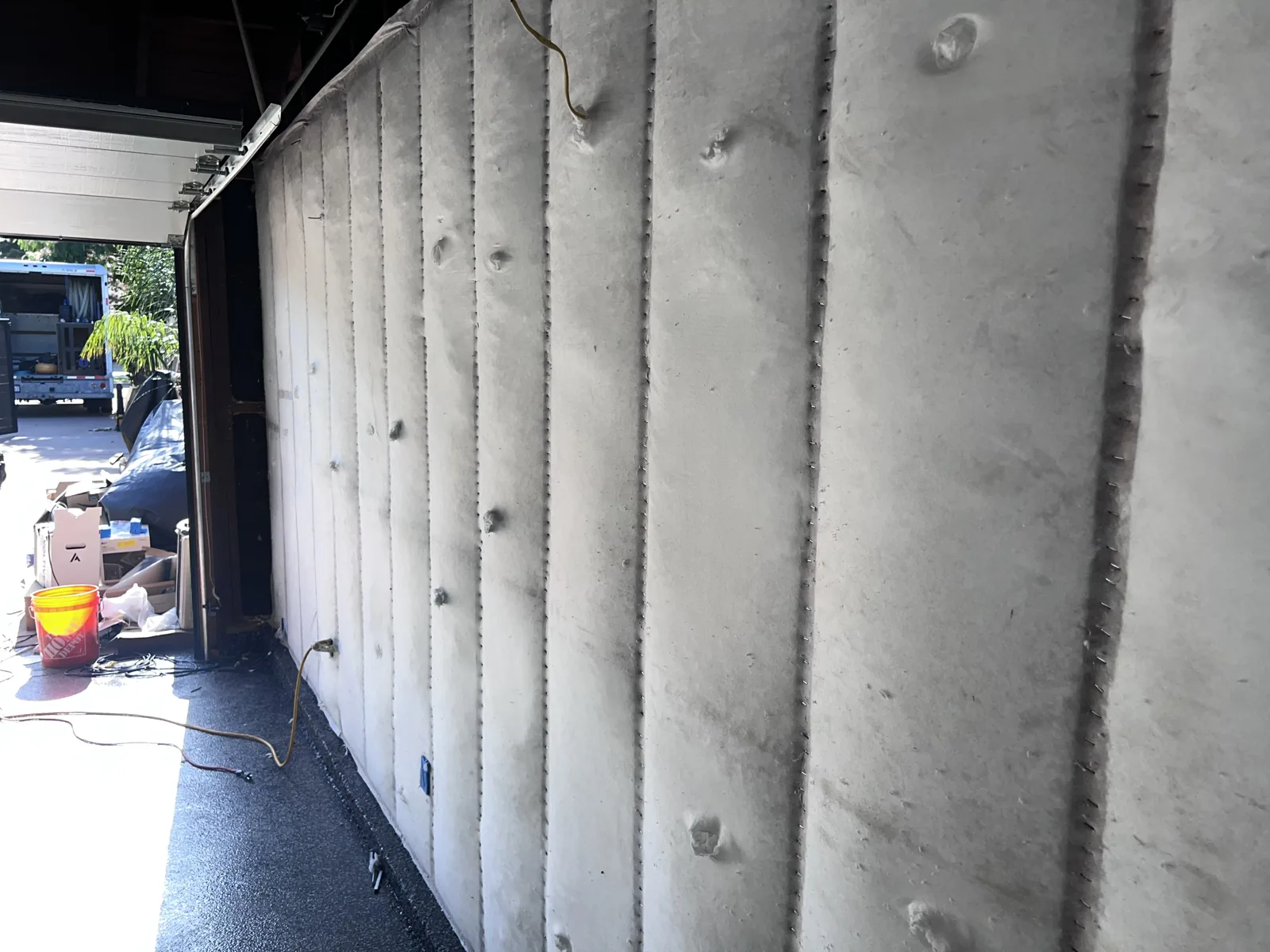 Finished net and blow wall cavities densely filled in Granada Hills